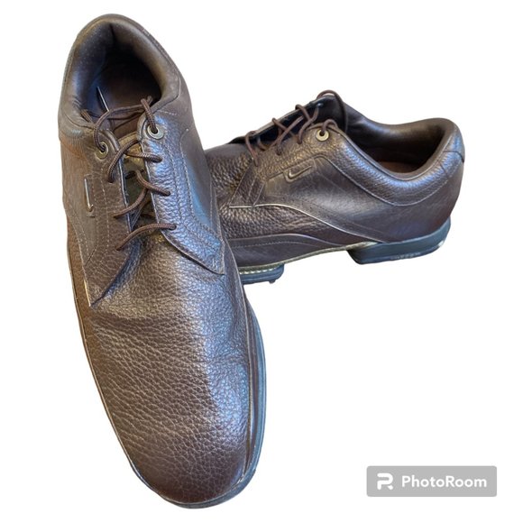 Men's Nike Power Channel TAC 379220-272 Leather Golf Shoes, Size 10, Like New - Picture 2 of 8